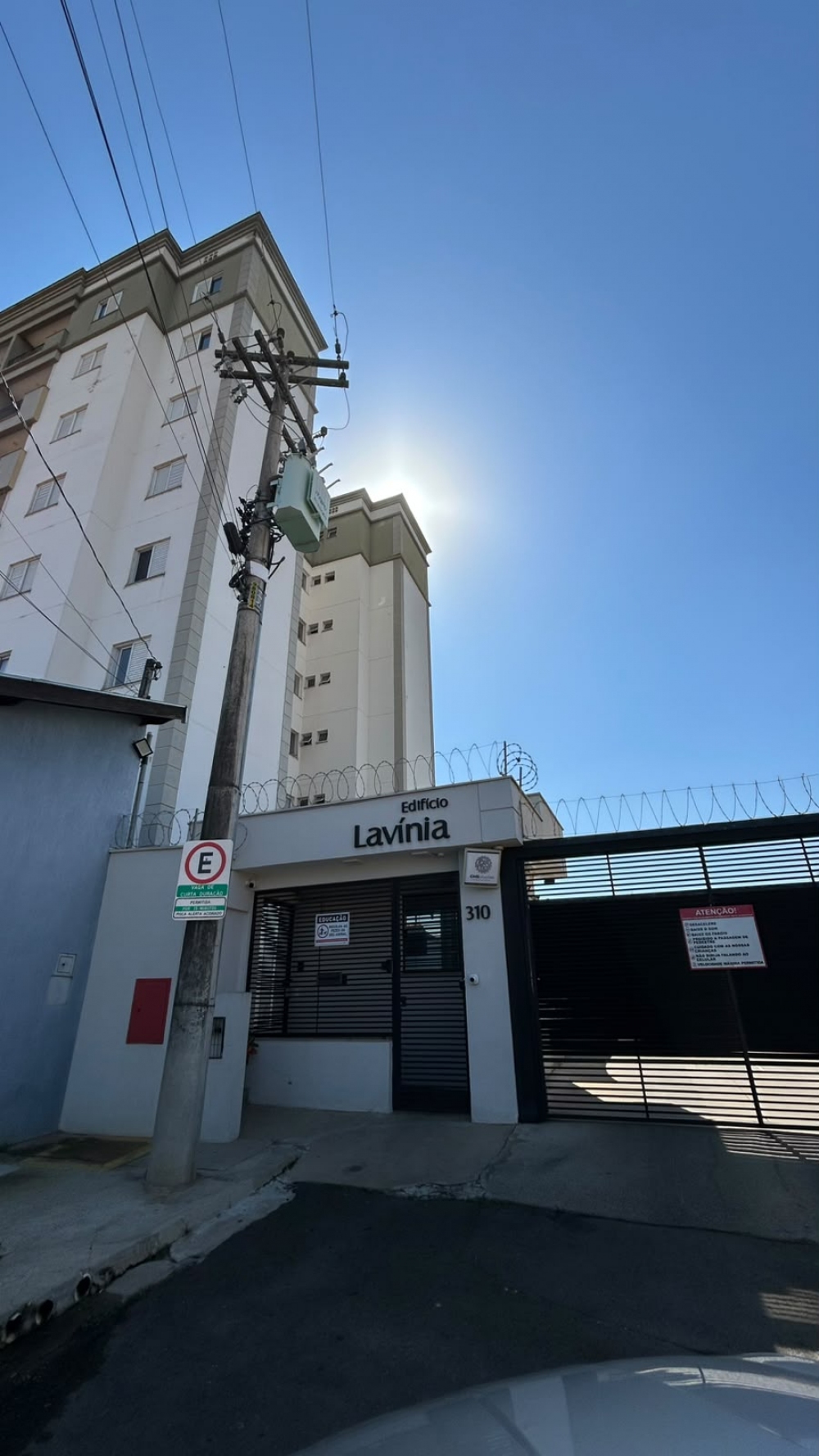 Fachada do condomínio Colinas do Piracicaba